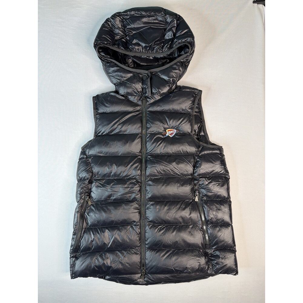 NEW Peter Millar Golf Chiron Hooded Vest Black Size Small OKC Thunder NBA